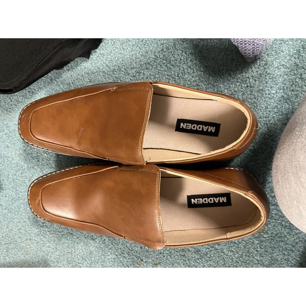 Steve Madden Loafers Men's 10.5 Light Brown Caramel dress shoes - Picture 1 of 4